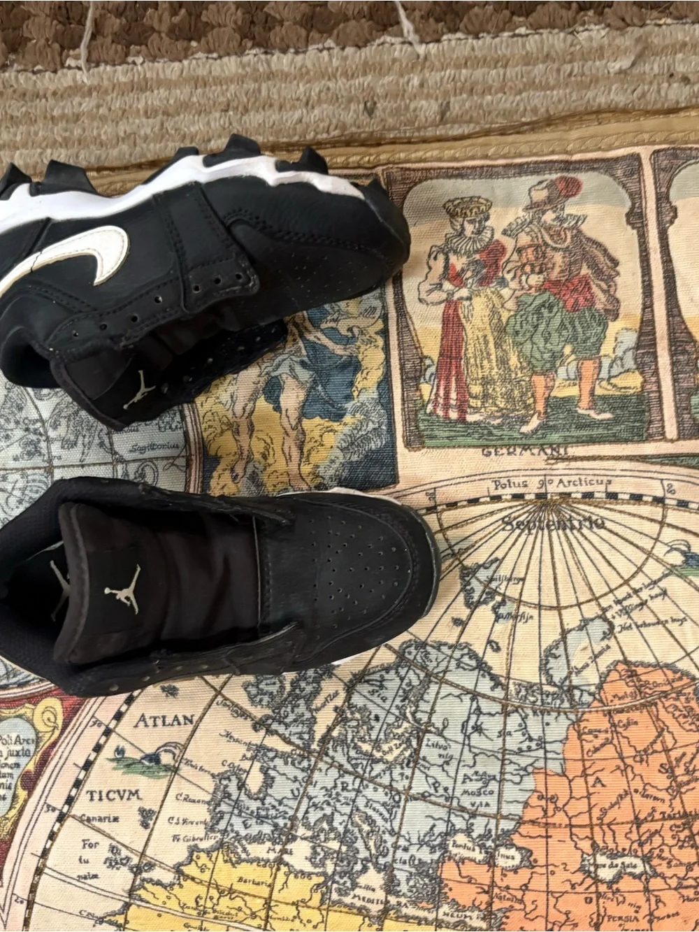 Nike Air Jordan  Black Low-Top Sneakers